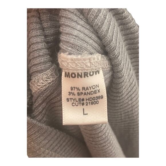 Monrow Supersoft Ribbed Midi Tank Dress Stretchy Summer Spring Lightweight Large - Picture 7 of 10